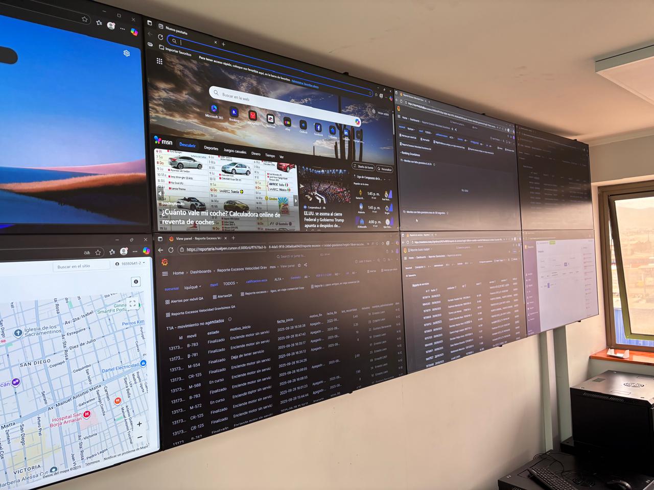 Instalación video wall